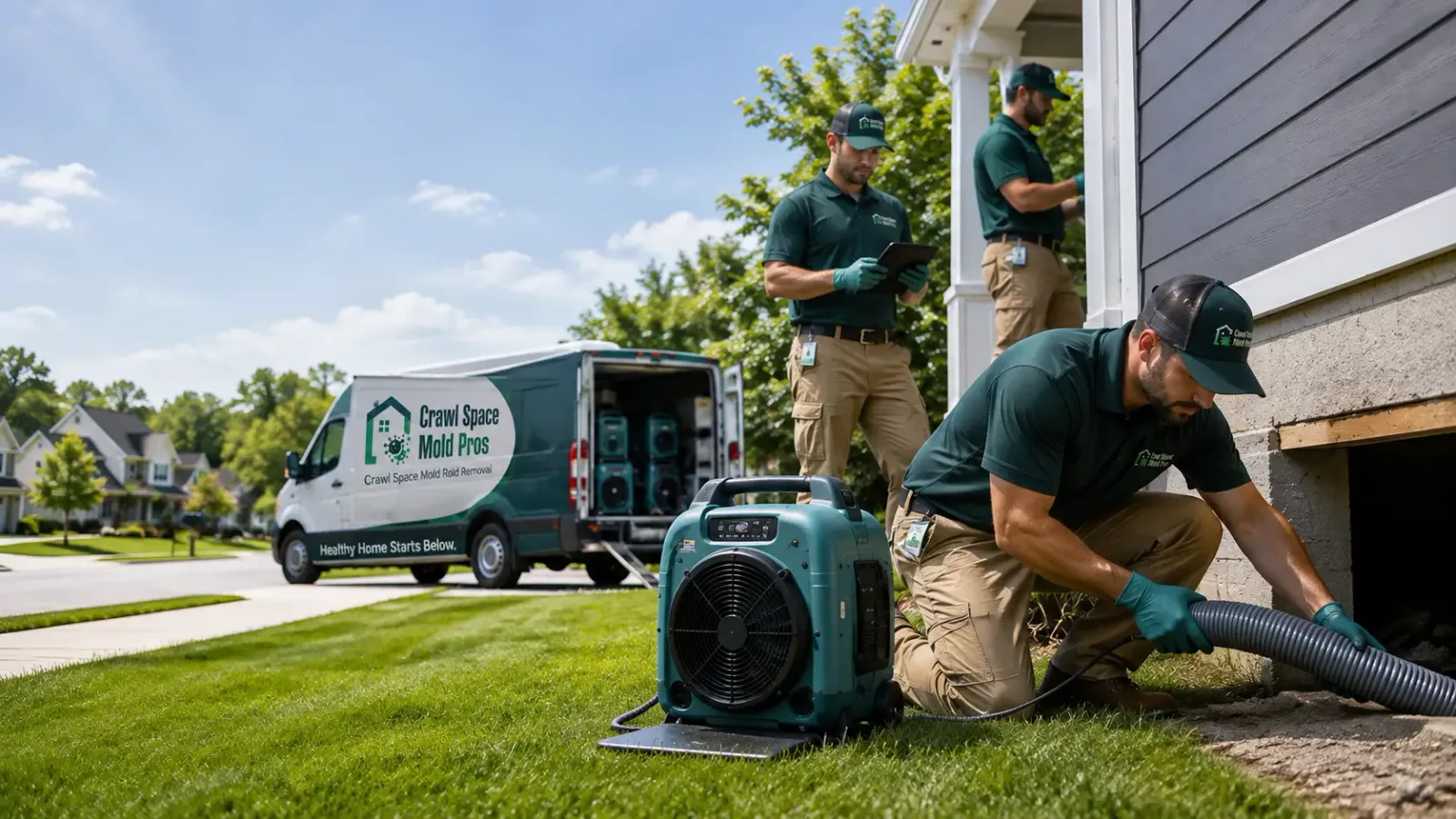 Crawl Space Mold Removal in Brea, CA